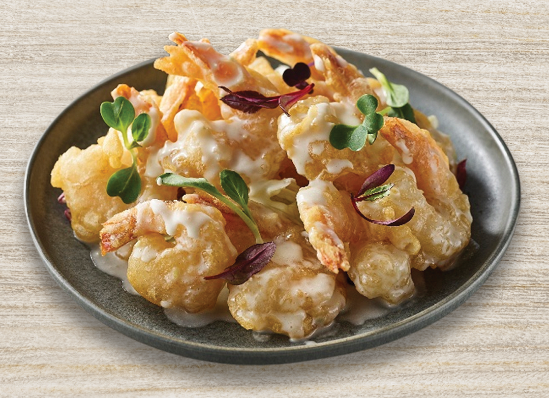 Wasabi Cream Shrimp Salad